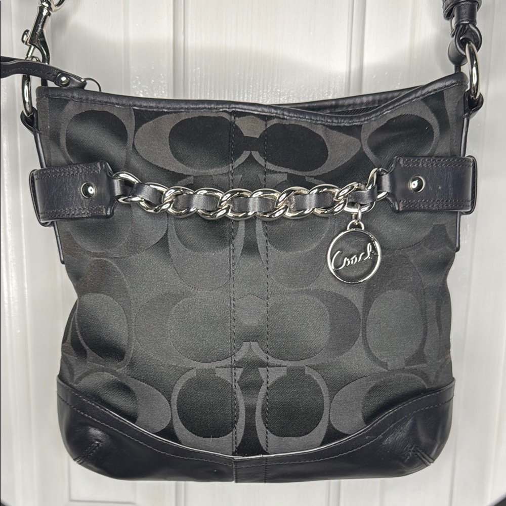 Coach Optic Black Convertible Bag